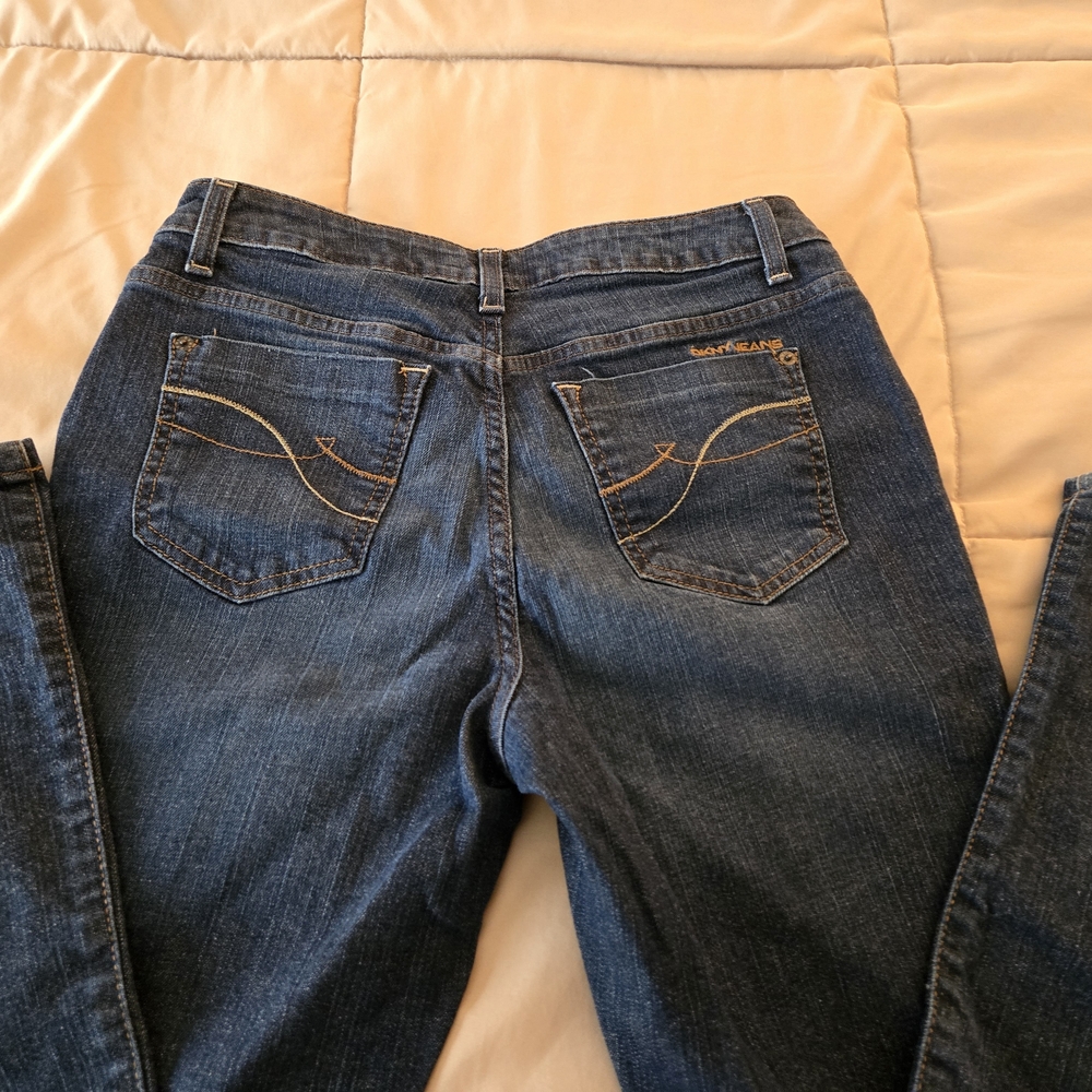 Dkny Blue Boot Cut Jeans